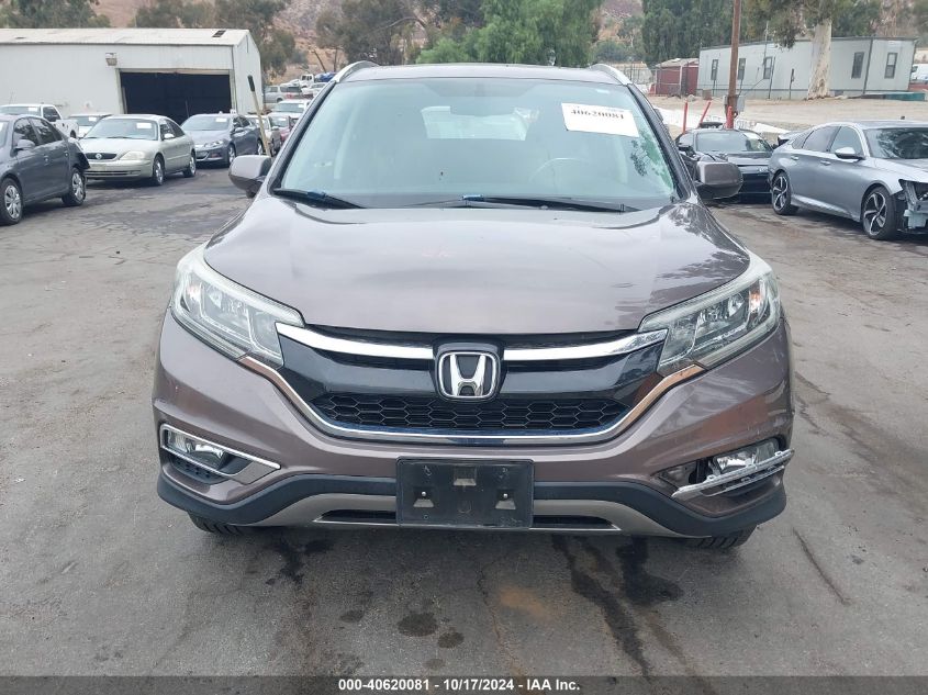 2015 Honda Cr-V Ex-L VIN: 2HKRM3H76FH525624 Lot: 40620081