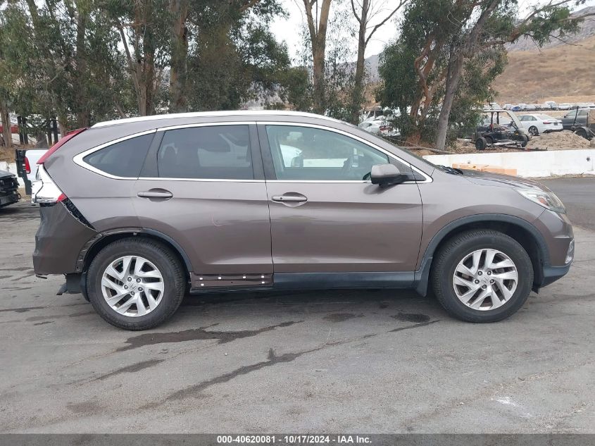 2015 Honda Cr-V Ex-L VIN: 2HKRM3H76FH525624 Lot: 40620081