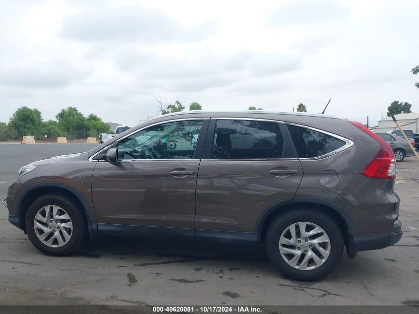 2015 Honda Cr-V Ex-L VIN: 2HKRM3H76FH525624 Lot: 40620081