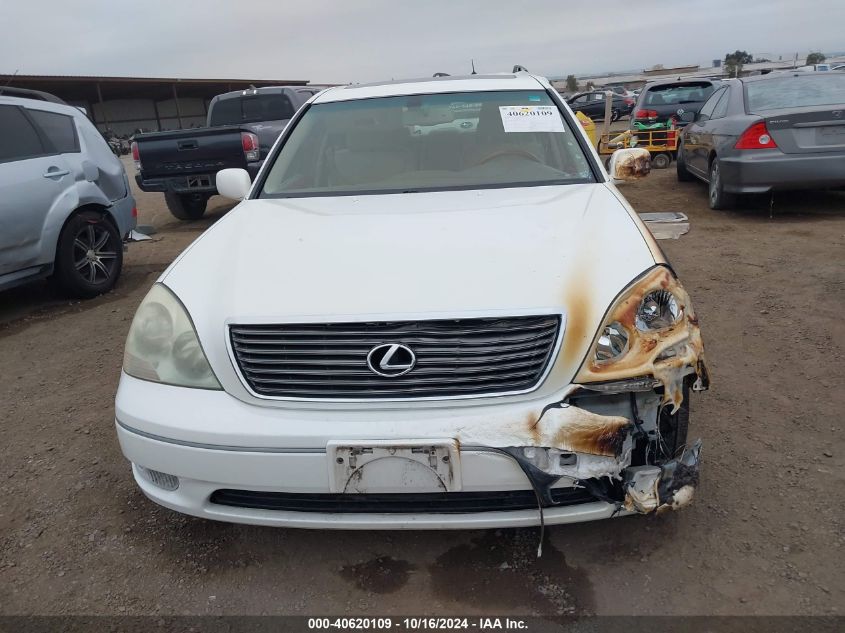 2001 Lexus Ls 430 VIN: JTHBN30F410034409 Lot: 40620109