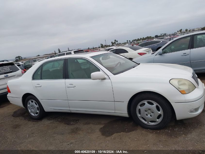 2001 Lexus Ls 430 VIN: JTHBN30F410034409 Lot: 40620109