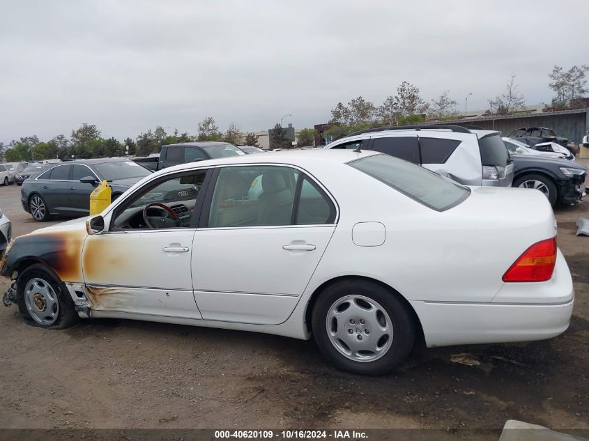 2001 Lexus Ls 430 VIN: JTHBN30F410034409 Lot: 40620109