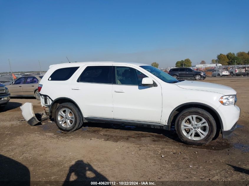 2013 Dodge Durango Sxt VIN: 1C4RDHAG5DC692525 Lot: 40620112