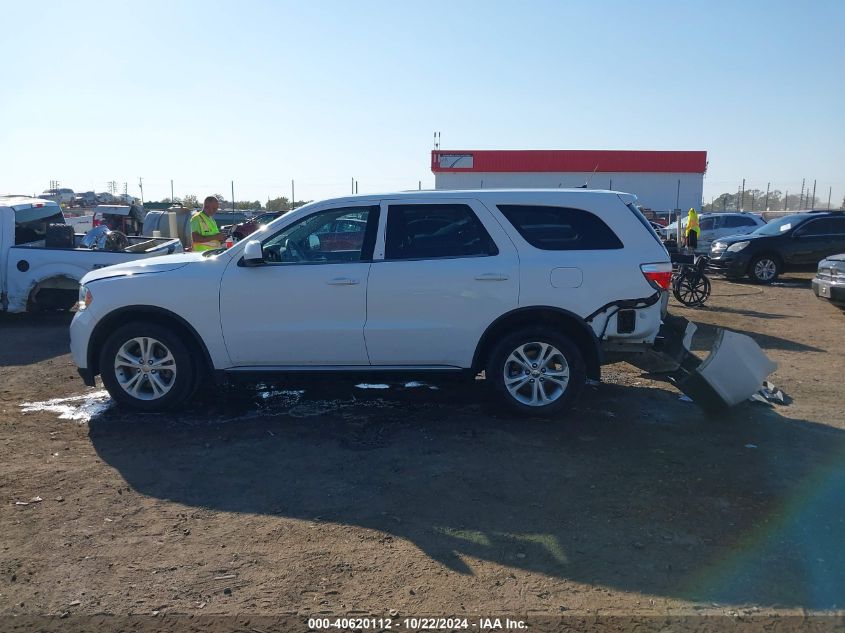 2013 Dodge Durango Sxt VIN: 1C4RDHAG5DC692525 Lot: 40620112