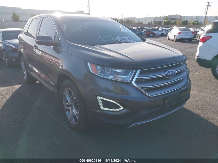 2018 Ford Edge Titanium VIN: 2FMPK3K92JBB42092 Lot: 40620116