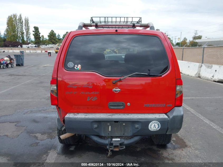 2000 Nissan Xterra Se/Xe VIN: 5N1ED28YXYC511818 Lot: 40620134