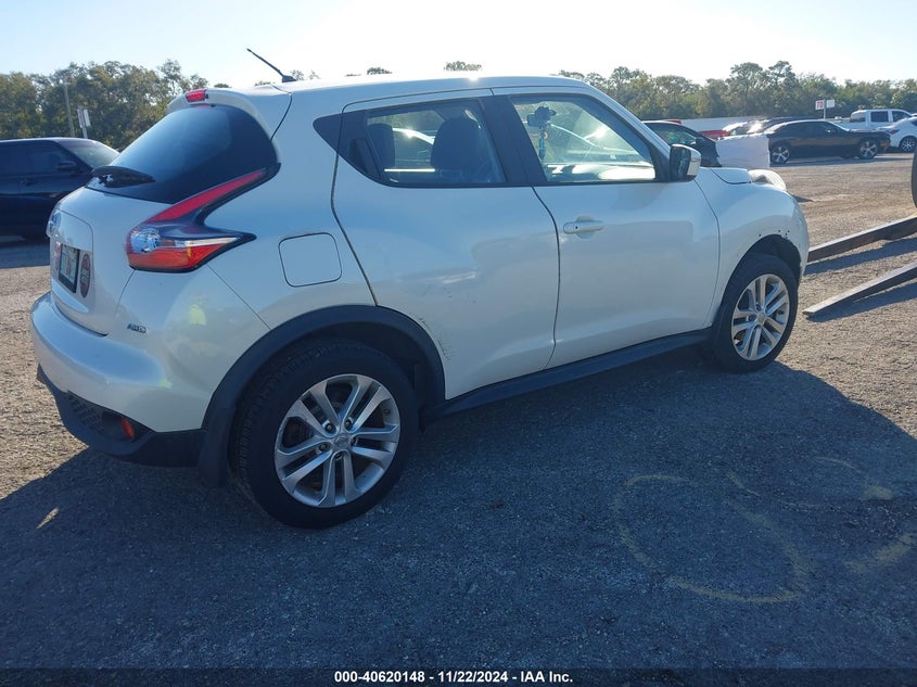Vin: jn8af5mv6ft557514, lot: 41109225, nissan juke s 20154