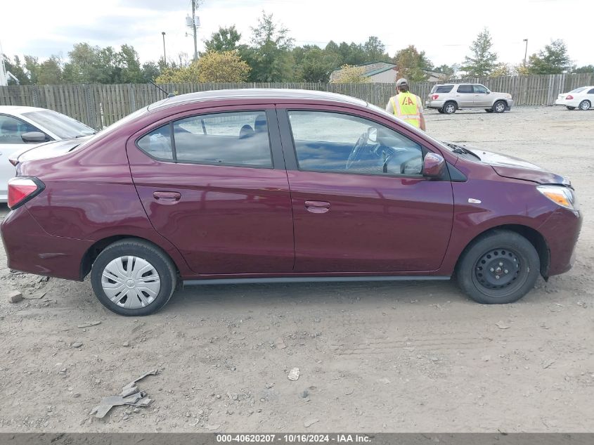 2022 Mitsubishi Mirage G4 Black Edition/Es/Le VIN: ML32FUFJ7NHF05899 Lot: 40620207