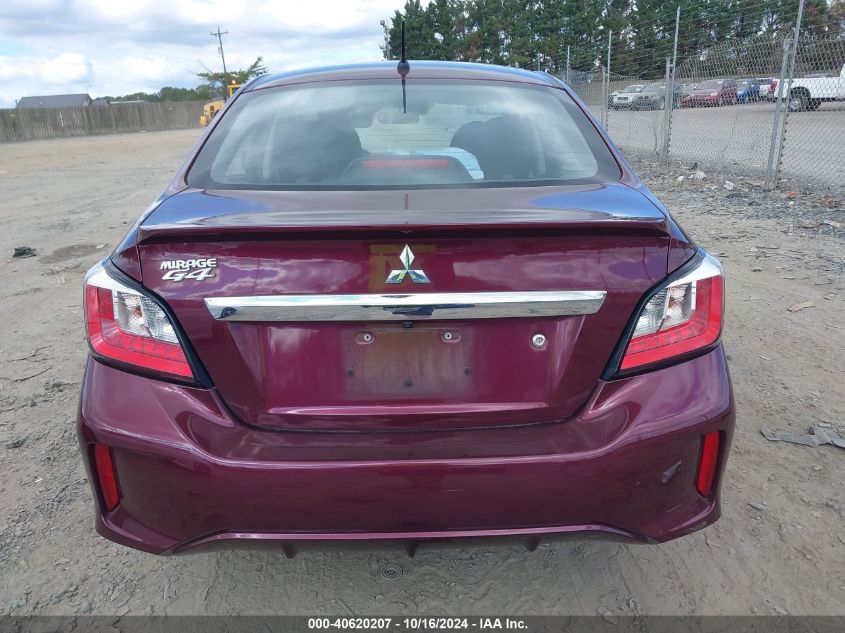 2022 Mitsubishi Mirage G4 Black Edition/Es/Le VIN: ML32FUFJ7NHF05899 Lot: 40620207