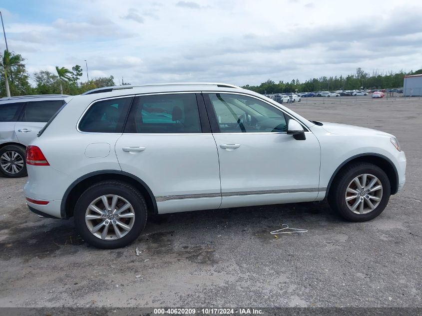 2014 Volkswagen Touareg Tdi Sport VIN: WVGEP9BP3ED005902 Lot: 40620209