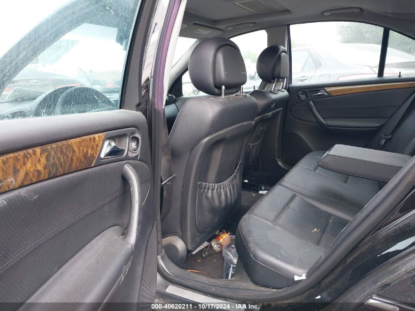 2007 Mercedes-Benz C 230 Sport VIN: WDBRF52H77F893330 Lot: 40620211