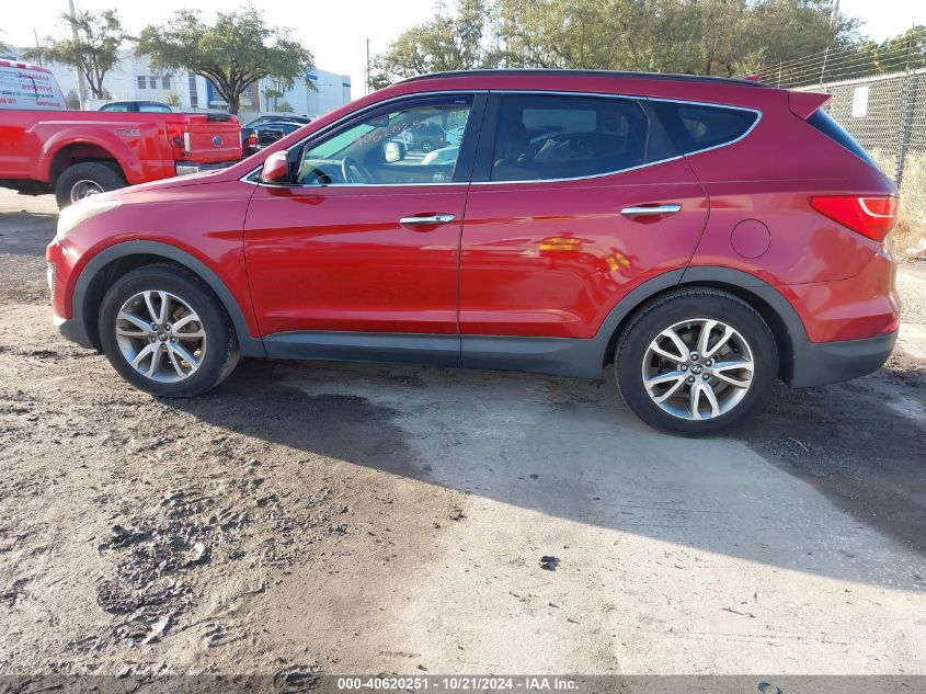 2014 Hyundai Santa Fe Sport VIN: 5XYZU3LA0EG129911 Lot: 40620251