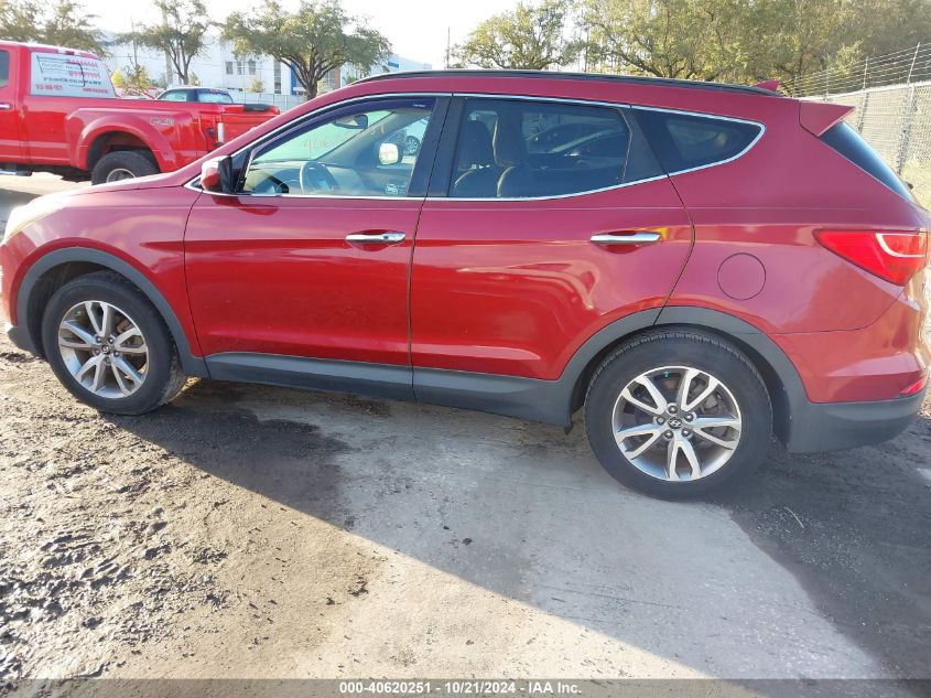 2014 Hyundai Santa Fe Sport VIN: 5XYZU3LA0EG129911 Lot: 40620251