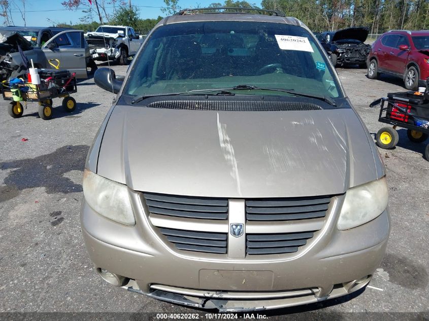 2007 Dodge Grand Caravan Sxt VIN: 2D4GP44L67R101262 Lot: 40620262