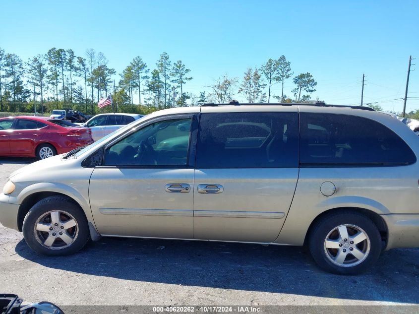 2007 Dodge Grand Caravan Sxt VIN: 2D4GP44L67R101262 Lot: 40620262