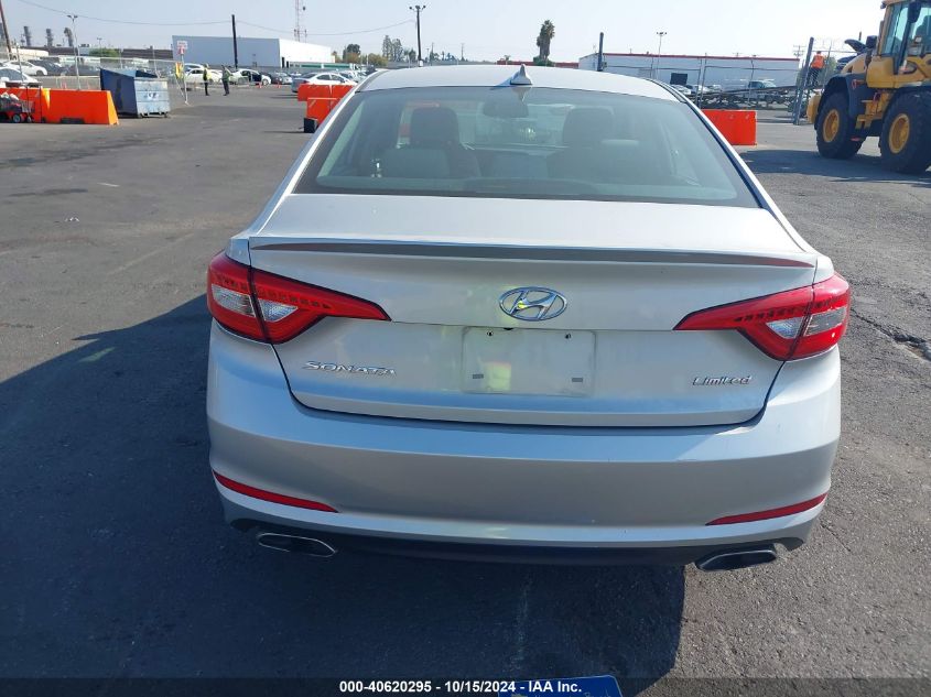 2016 Hyundai Sonata Limited VIN: 5NPE34AF8GH349167 Lot: 40620295