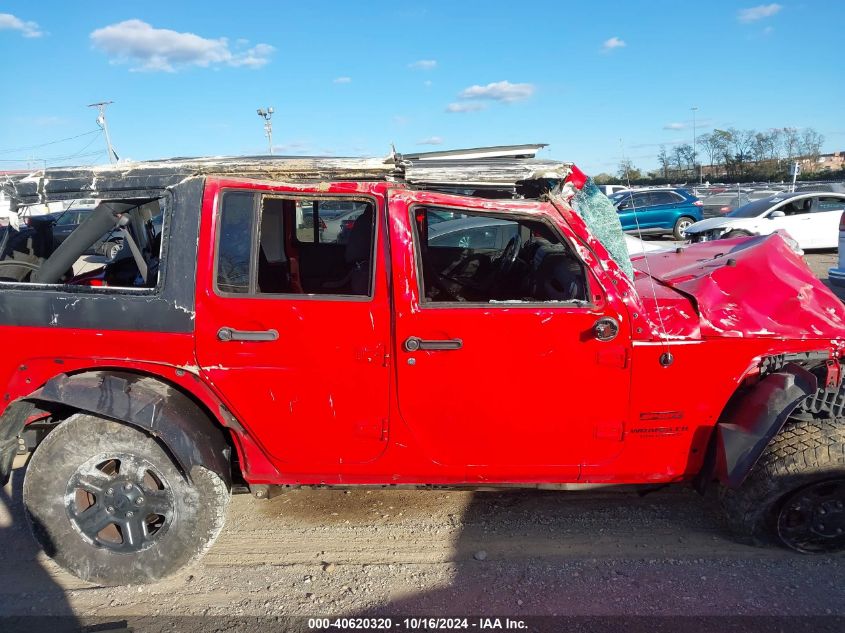 2017 Jeep Wrangler Unlimited Sport 4X4 VIN: 1C4BJWDG4HL561974 Lot: 40620320