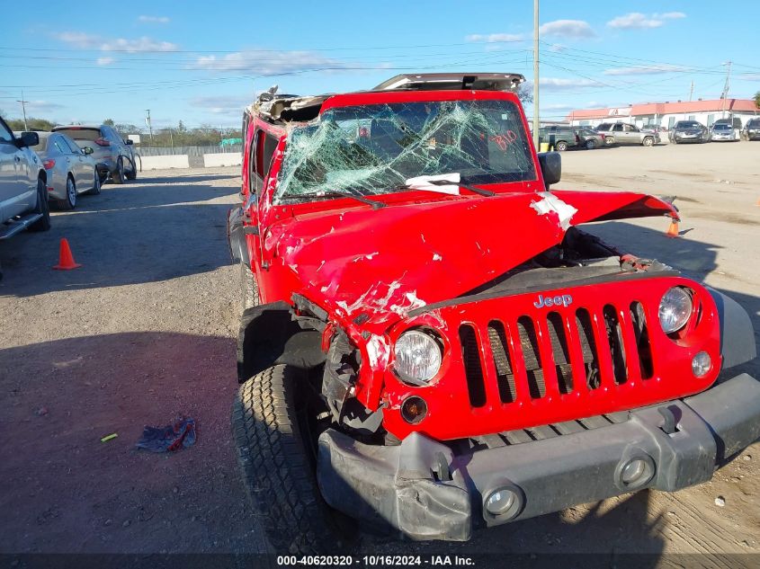 2017 Jeep Wrangler Unlimited Sport 4X4 VIN: 1C4BJWDG4HL561974 Lot: 40620320