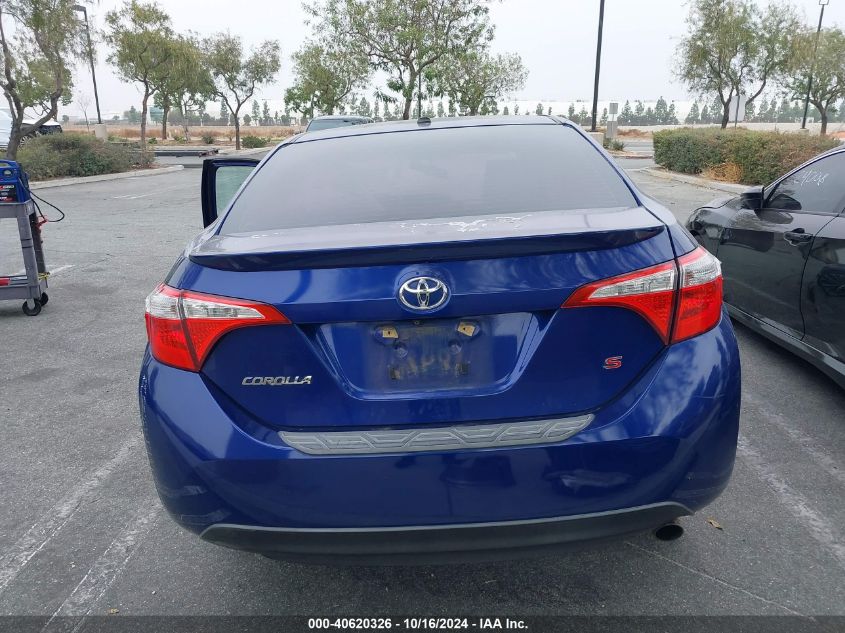 2014 Toyota Corolla L/Le/Le Pls/Prm/S/S Pls VIN: 5YFBURHE0EP024183 Lot: 40620326