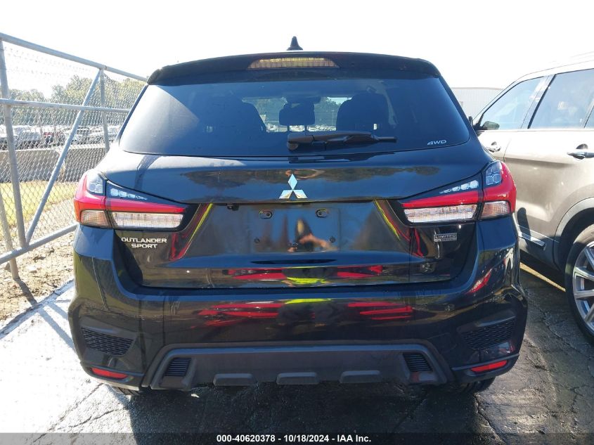 2022 Mitsubishi Outlander Sport 2.0 Be /2.0 Es /2.0 Le /2.0 Se /2.0 Se Special Edition VIN: JA4ARUAU6NU001425 Lot: 40620378