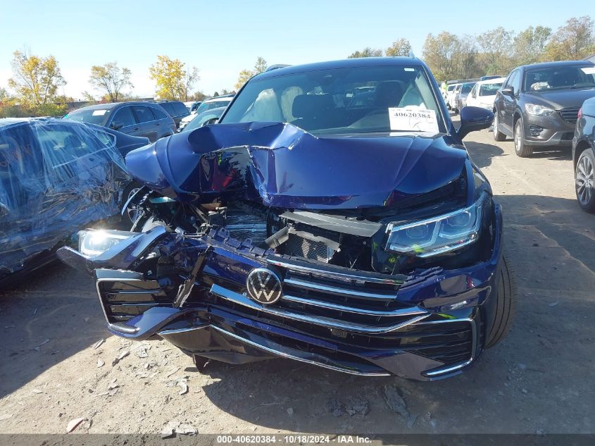 2022 VOLKSWAGEN TIGUAN 2.0T SEL R-LINE - 3VV4B7AXXNM140756