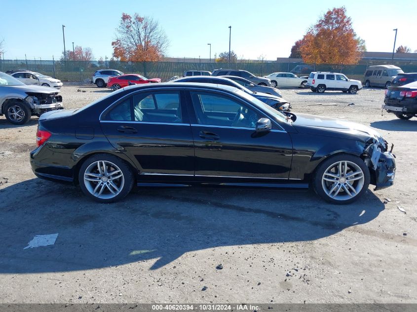 2014 Mercedes-Benz C 300 Luxury 4Matic/Sport 4Matic VIN: WDDGF8AB7ER318427 Lot: 40620394