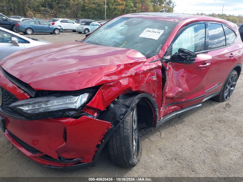 2024 Acura Mdx A-Spec VIN: 5J8YE1H04RL019954 Lot: 40620438