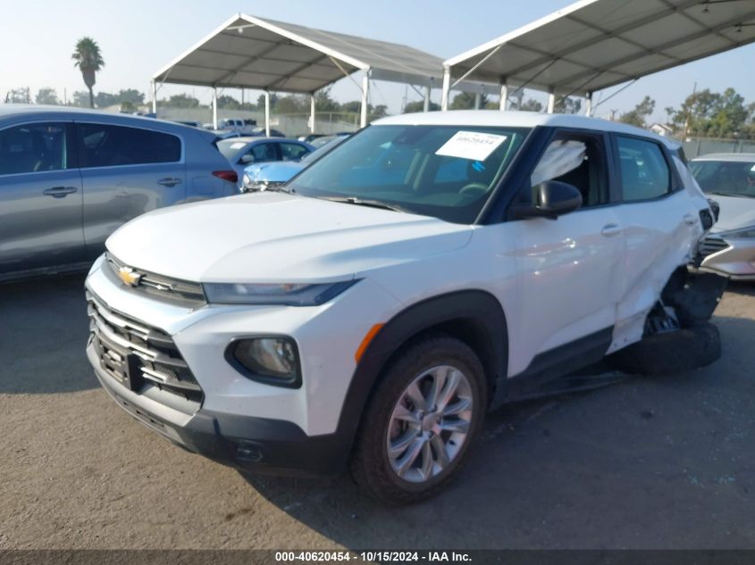 2023 Chevrolet Trailblazer Fwd Ls VIN: KL79MMS23PB016710 Lot: 40620454