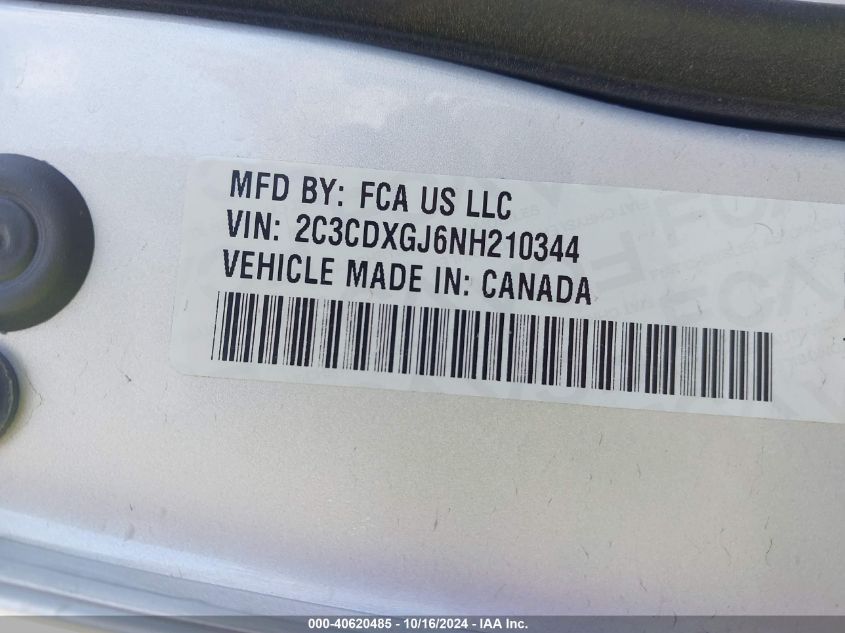 2022 DODGE CHARGER SCAT PACK WIDEBODY - 2C3CDXGJ6NH210344