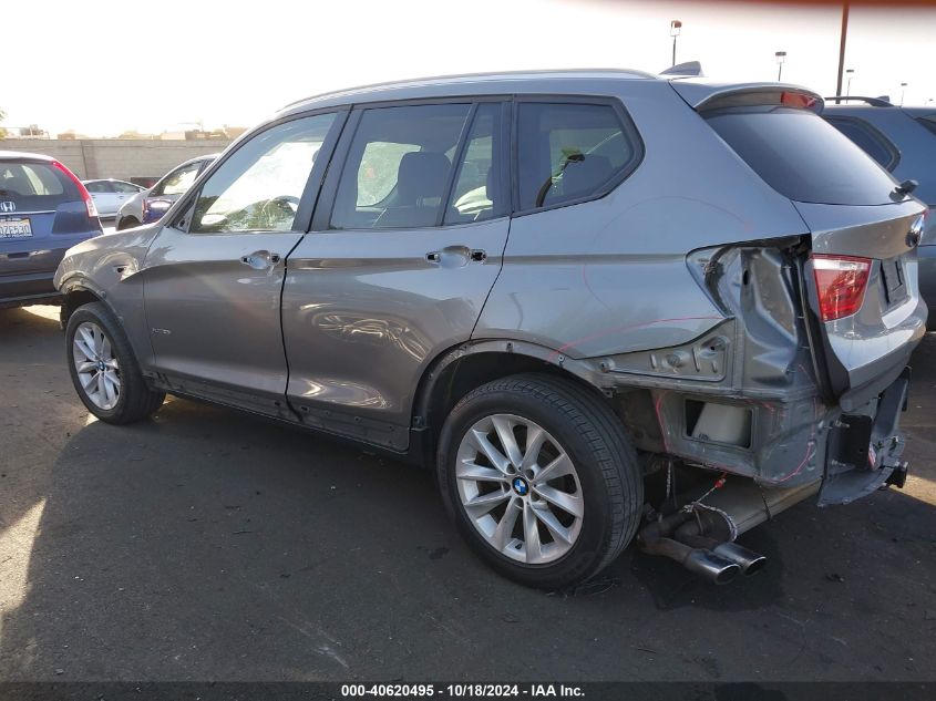 2015 BMW X3 xDrive28I VIN: 5UXWX9C51F0D62639 Lot: 40620495