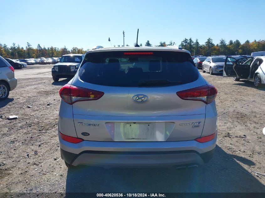 2017 Hyundai Tucson Sport VIN: KM8J3CA2XHU391669 Lot: 40620536