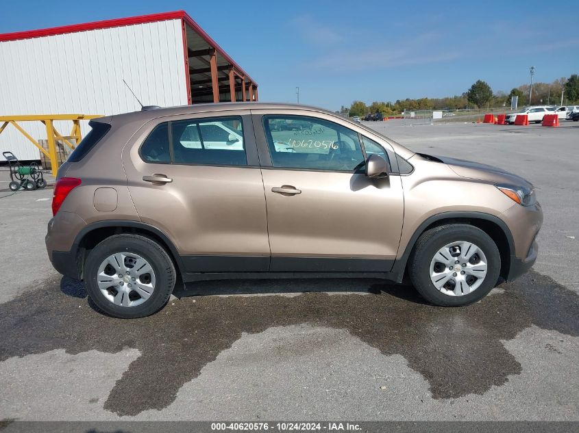 2018 Chevrolet Trax Ls VIN: 3GNCJKSB6JL161436 Lot: 40620576