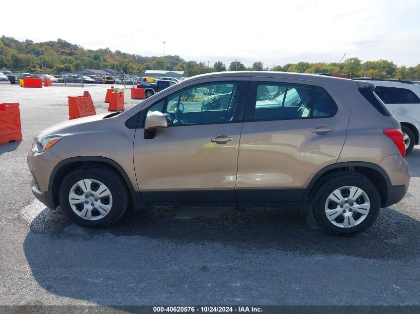 2018 Chevrolet Trax Ls VIN: 3GNCJKSB6JL161436 Lot: 40620576