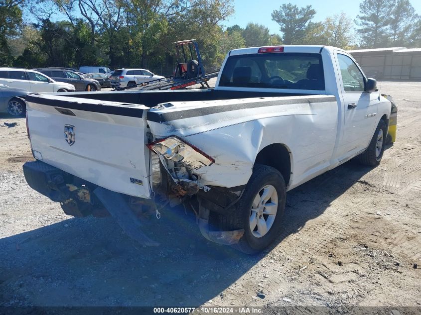 2012 Ram 1500 St VIN: 3C6JD6DP9CG277465 Lot: 40620577