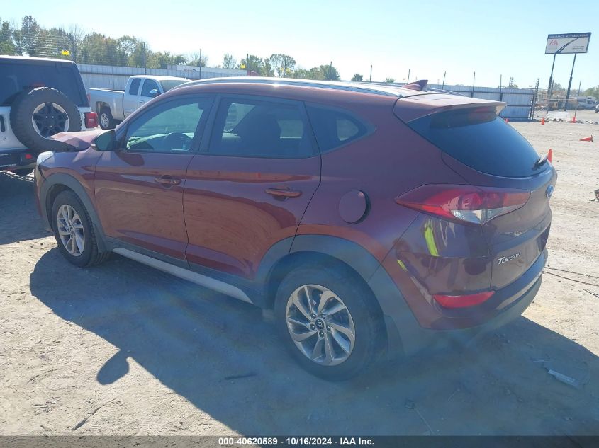 2018 Hyundai Tucson Sel Plus VIN: KM8J33A48JU820539 Lot: 40620589