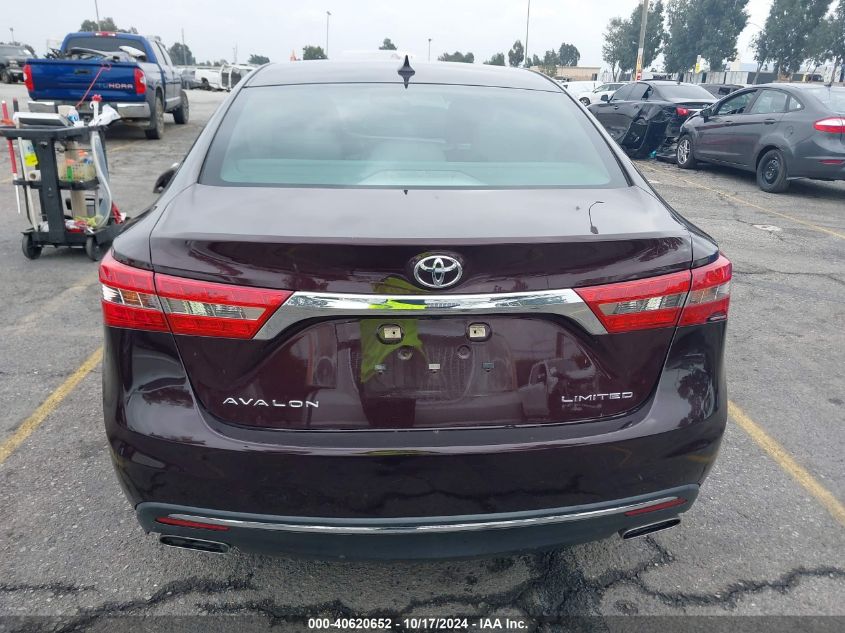 2016 Toyota Avalon Limited VIN: 4T1BK1EB1GU234195 Lot: 40620652