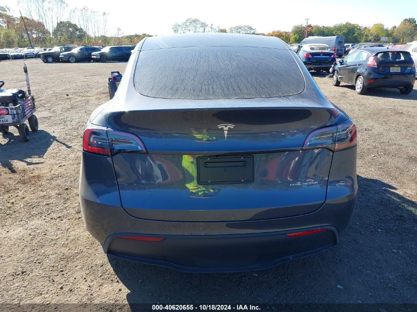 2023 Tesla Model Y Awd/Long Range Dual Motor All-Wheel Drive VIN: 7SAYGDEE0PF949427 Lot: 40620655