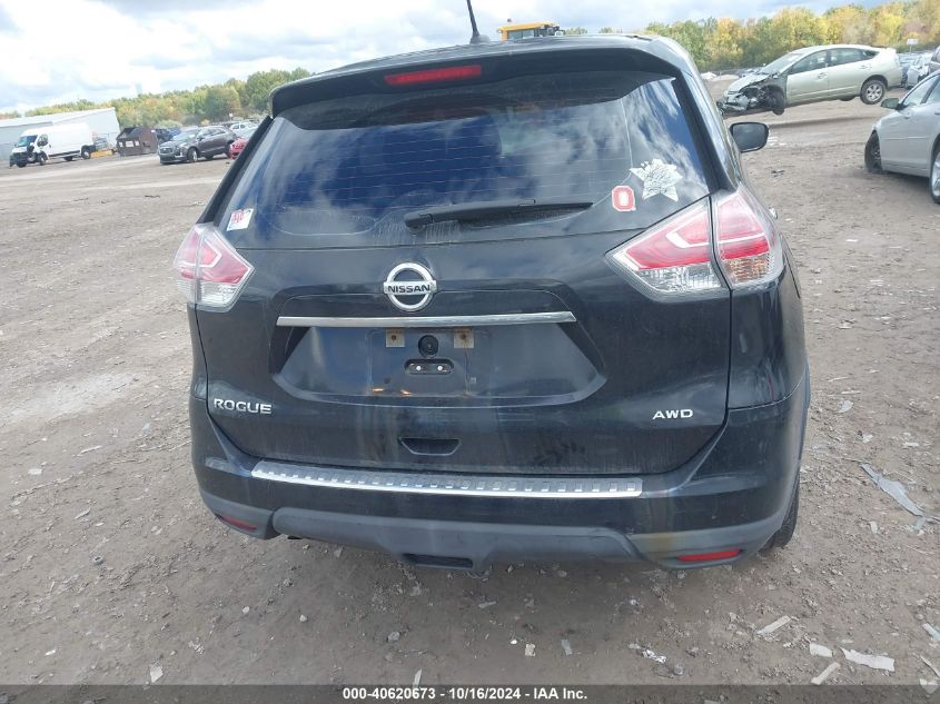 2015 Nissan Rogue S VIN: KNMAT2MV1FP560624 Lot: 40620673