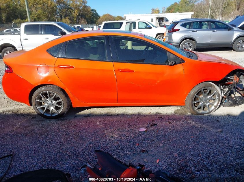 2015 Dodge Dart Sxt VIN: 1C3CDFBB4FD224462 Lot: 40620703