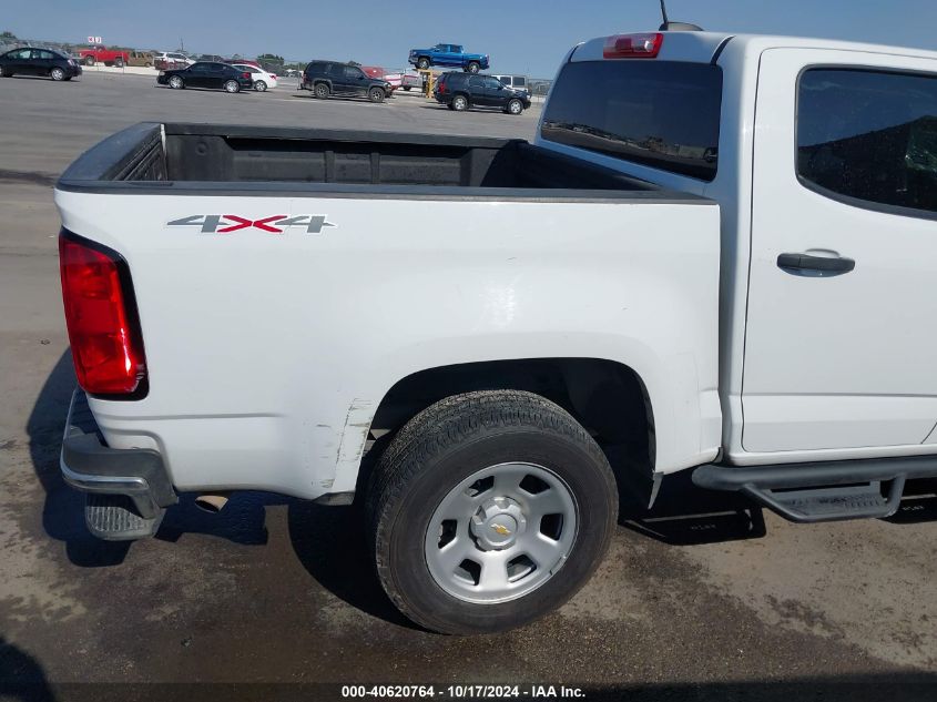 VIN 1GCGTBEN3M1204622 2021 CHEVROLET COLORADO 4WD  SHORT BOX WT