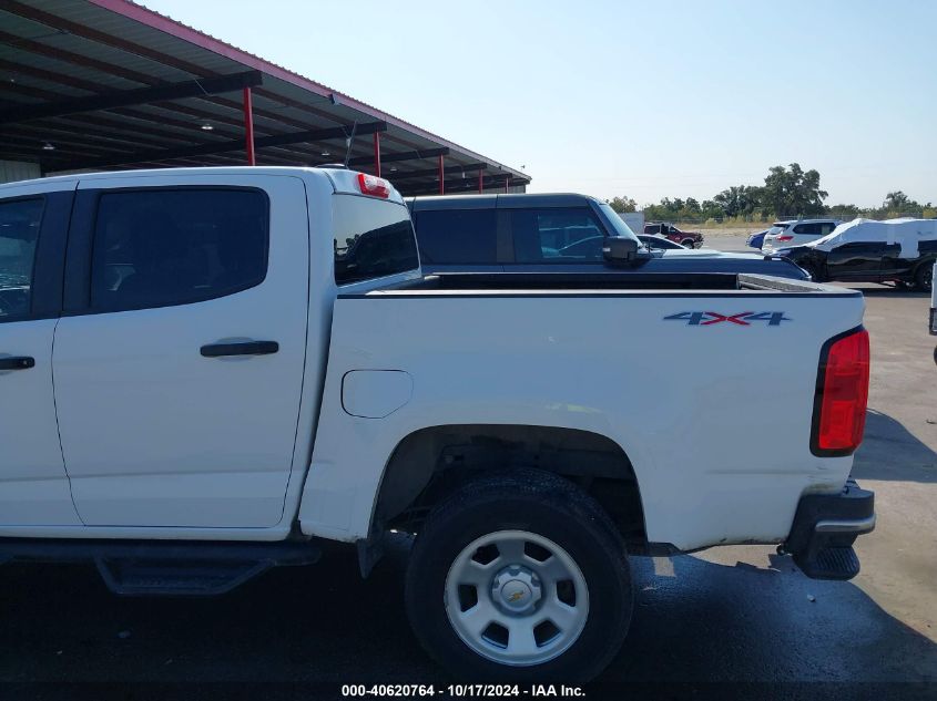 2021 Chevrolet Colorado 4Wd Short Box Wt VIN: 1GCGTBEN3M1204622 Lot: 40620764