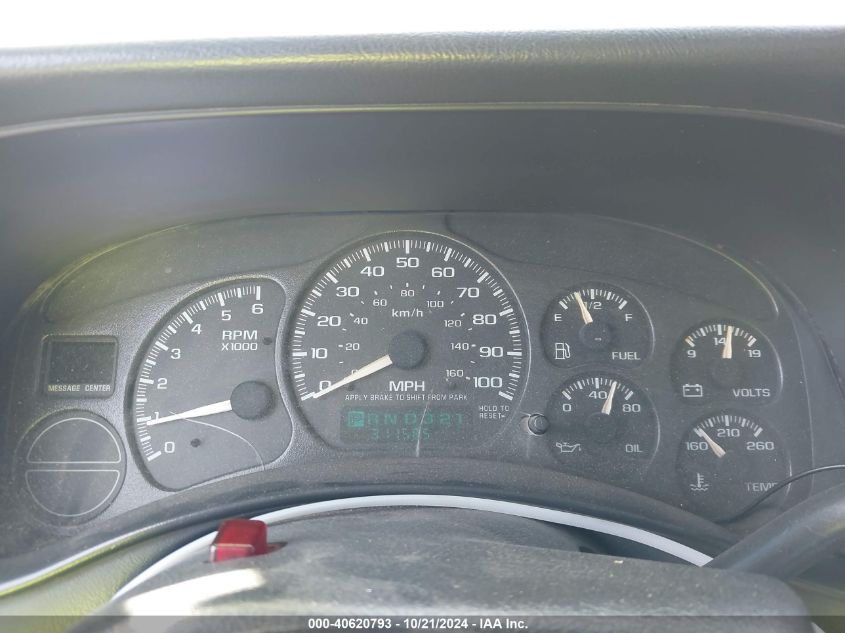 2002 Chevrolet Silverado 1500 Ls VIN: 1GCEC19VX2Z228703 Lot: 40620793