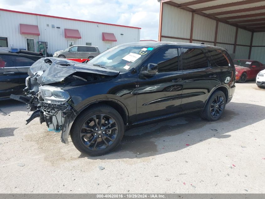 VIN 1C4SDJCT0MC696842 2021 Dodge Durango, R/T Awd no.2