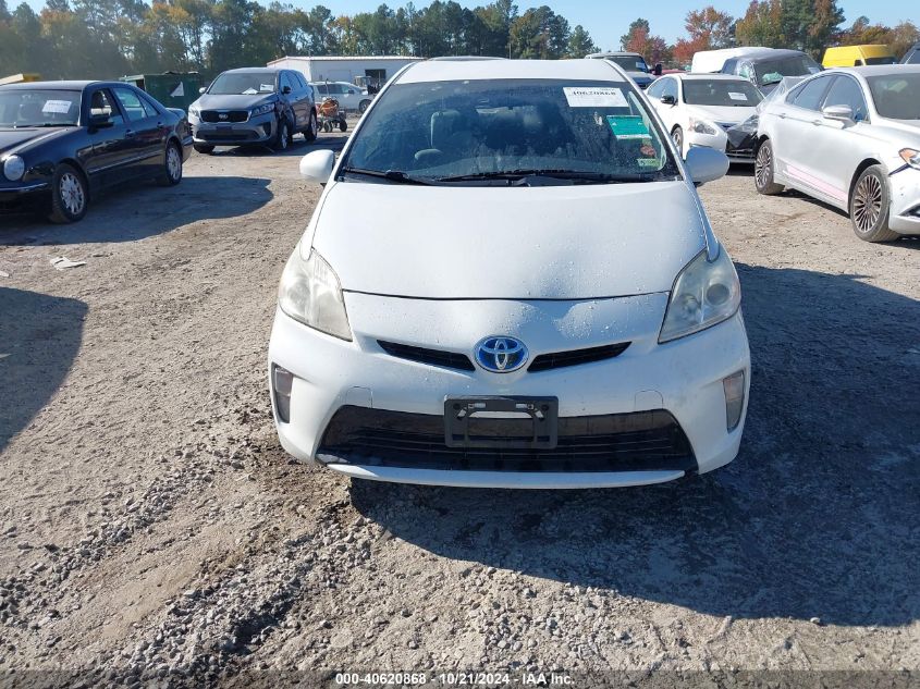 2013 Toyota Prius Two VIN: JTDKN3DU7D5639154 Lot: 40620868