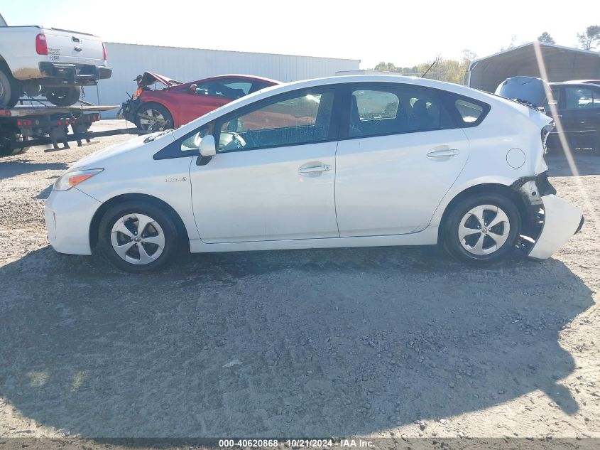 2013 Toyota Prius Two VIN: JTDKN3DU7D5639154 Lot: 40620868