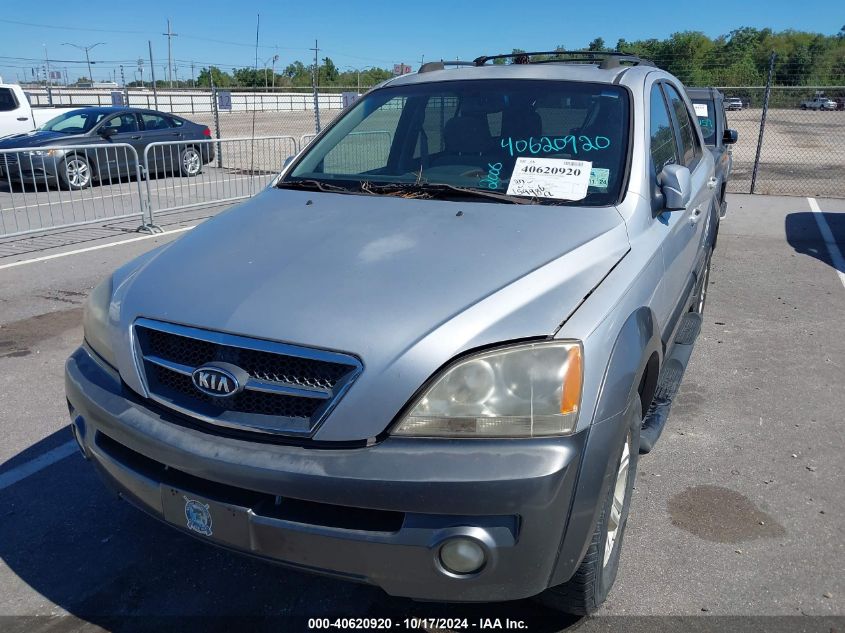 2006 Kia Sorento Ex/Lx VIN: KNDJD733X65634208 Lot: 40620920