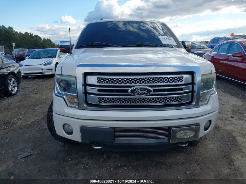 2013 Ford F-150 Platinum VIN: 1FTFW1ETXDFB51321 Lot: 40620921