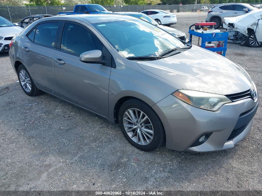 2014 TOYOTA COROLLA L/LE/LE PLS/PRM/S/S PLS - 2T1BURHE4EC106823