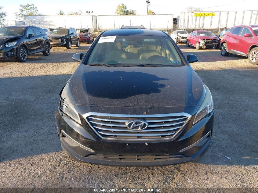2015 Hyundai Sonata Se VIN: 5NPE24AF3FH215961 Lot: 40620975