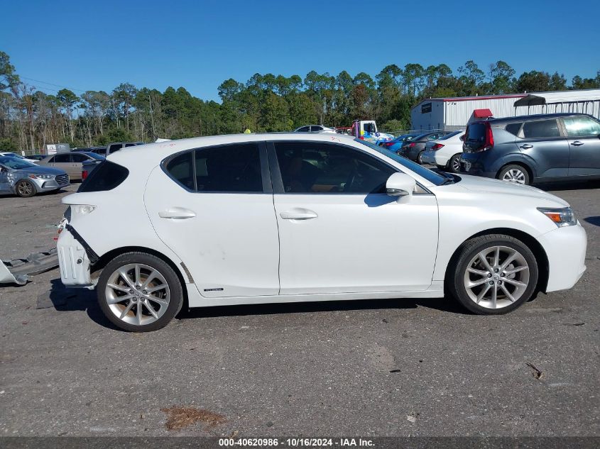 2011 Lexus Ct 200H Premium VIN: JTHKD5BHXB2041089 Lot: 40620986